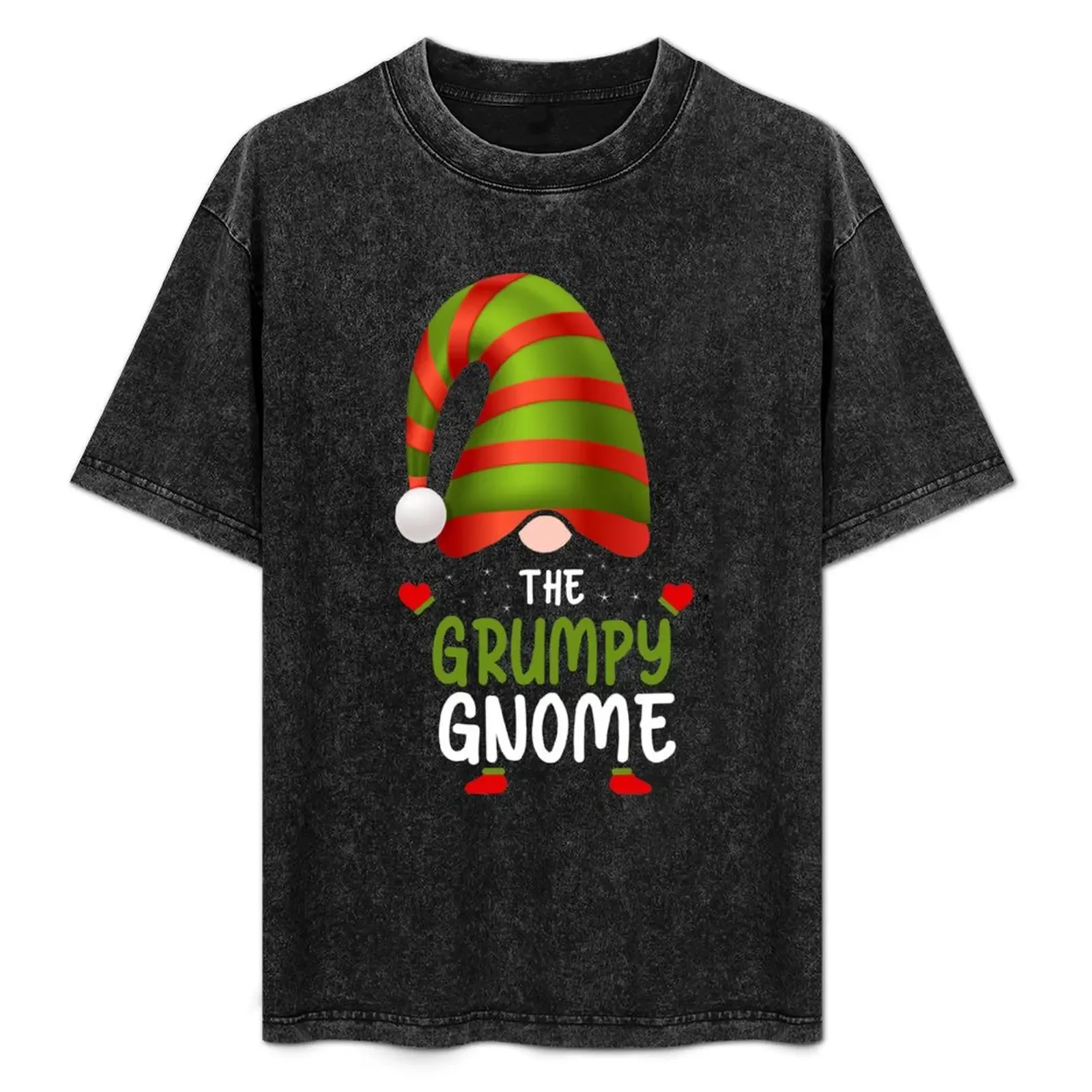 

the grumpy gnome matching family group christmas pajama T-Shirt Work Wear Lightweight Tee