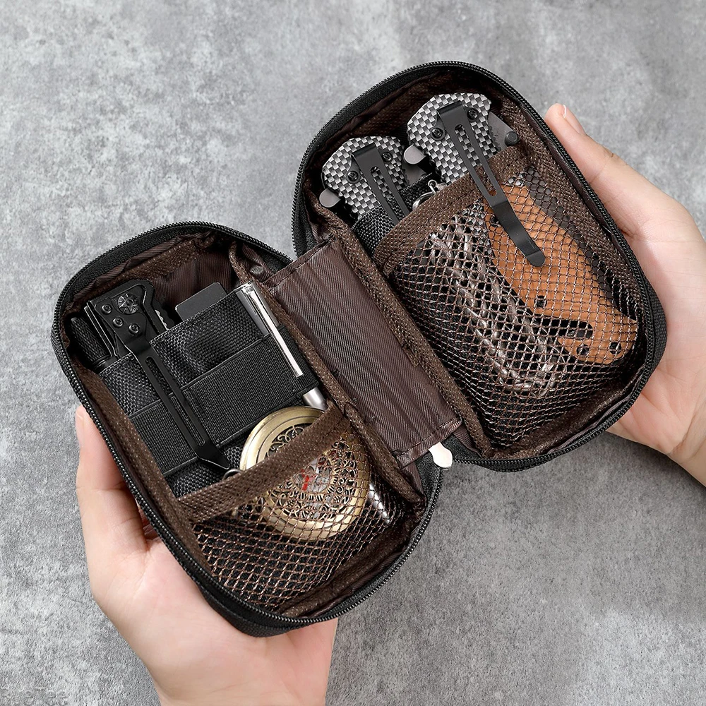 Outdoor EDC Organizer Pouch Pocket Tool Bag for Men Utility EDC Gear Multitool Camping Hiking Hunting Storage Bag tool bag