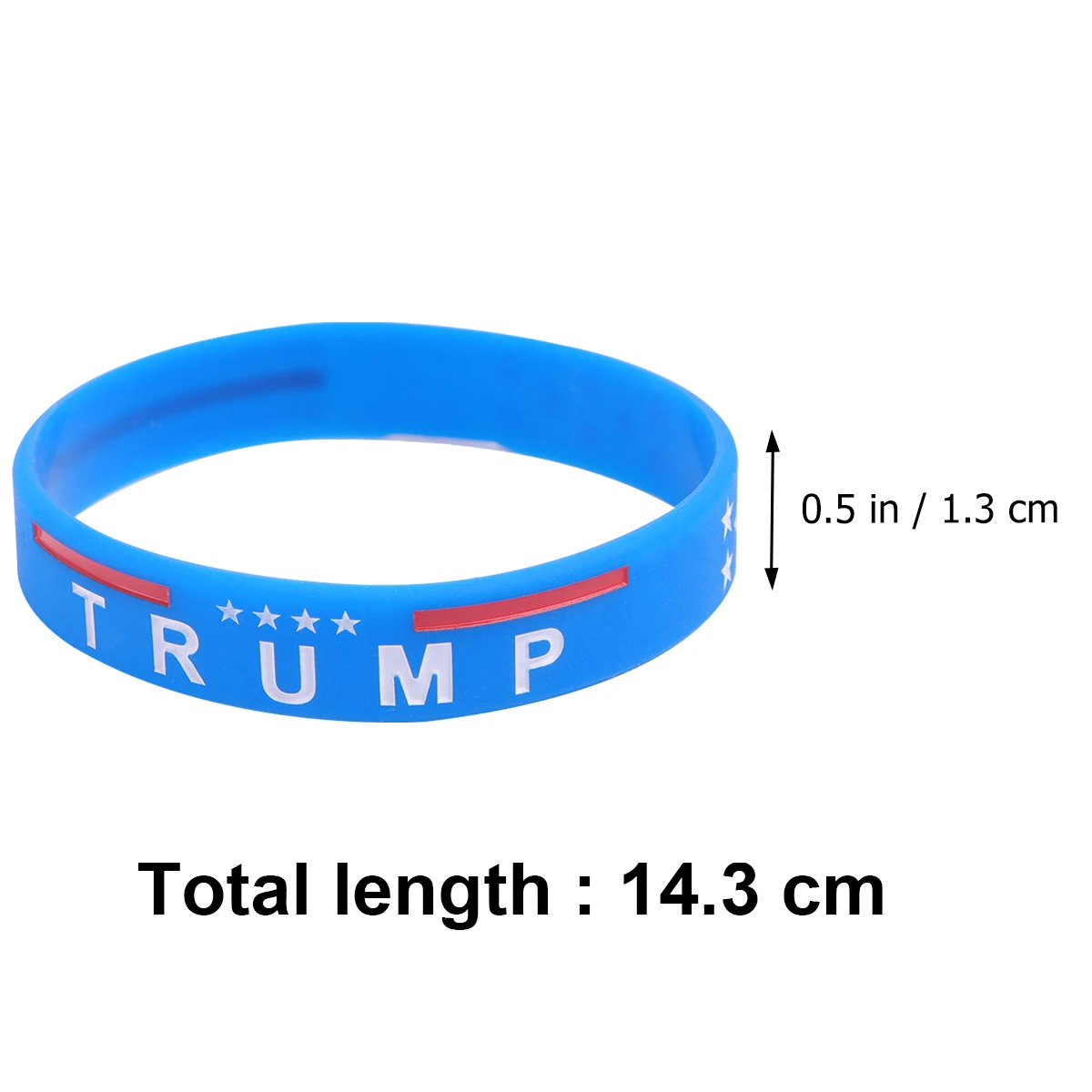 

5 Pcs s National Flag Wrist Decoration Accessories Durable Comfortable Silicone Bracelet Soft