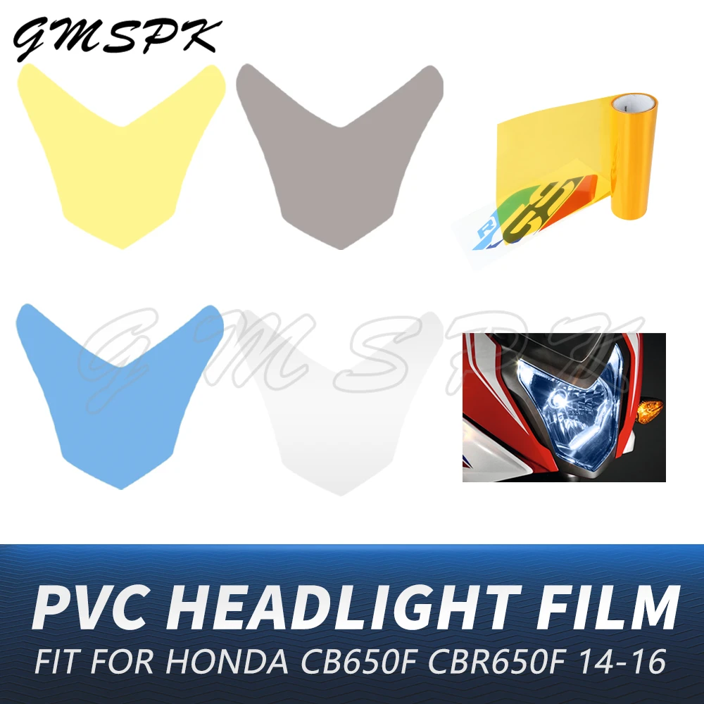 

PVC Transparent Headlight Film Fit For HONDA CB650F CBR650F CB CBR 650F 2014-2016 Motorcycle Head Light Protection Film Sticker