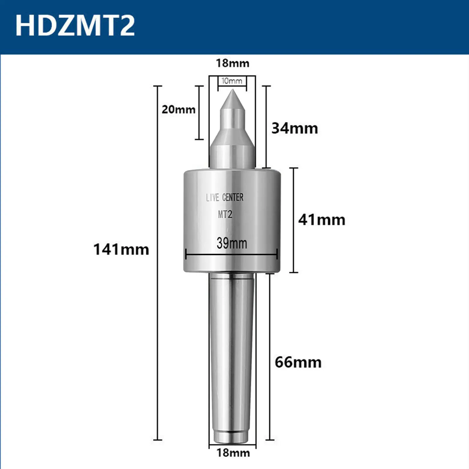 Live Revolving Center Tailstock Center High Precision Turning Tools For Lathe MT2 Parts Tailstock Center Turning Tools Accessor