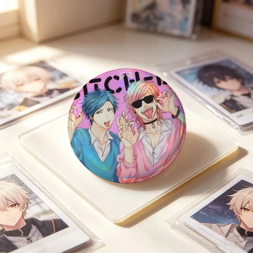 ANIME A-Ayato Yuri Y-Yarichin   Anime Brooches Cute Cartoon Badge Jacket Jeans Lapel Pin Gift Accessorie