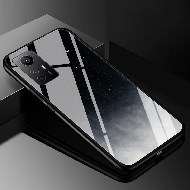 Etui ze szkła hartowanego do Xiaomi 12T 13T Pro etui twarde etui do Xiaomi Mi 11 10 T Pro 10 t 12 12x12t 13 Lite 5G Case TPU zderzak — zdjęcie produktu 4