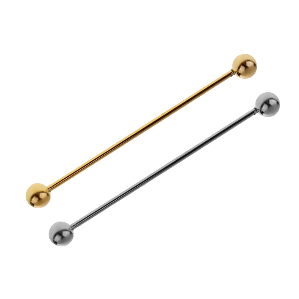 Cravat Tie Clip Decorative Lapel Stick Elegant Copper Brooch Pin for Wedding Party Men’s Shirt Collar