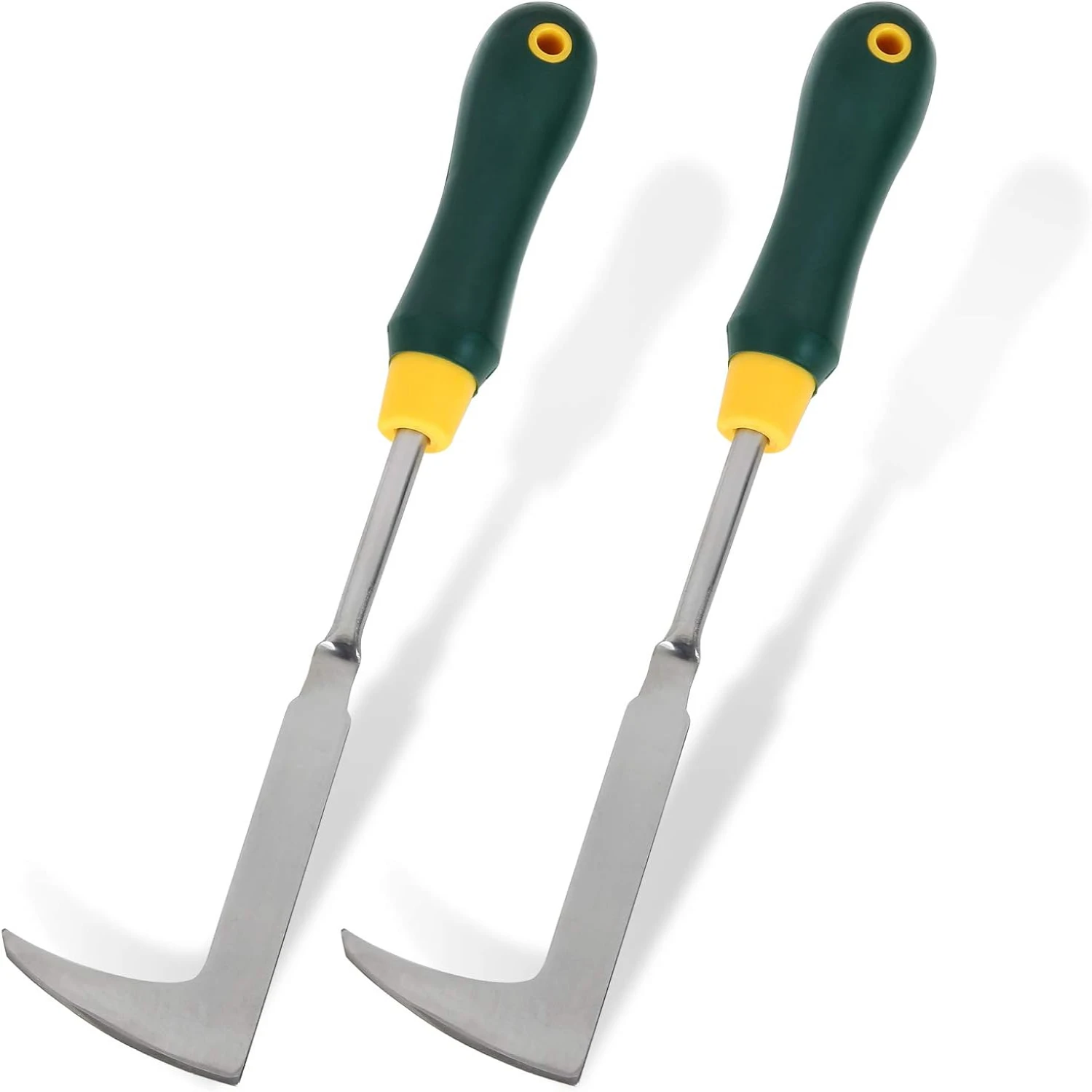 

Durable and High-Quality 2-Pack Stainless Steel Manual L-Shape Crack Weeder - Effective Tool for Crevice Weeding in Lawn Yard Ga