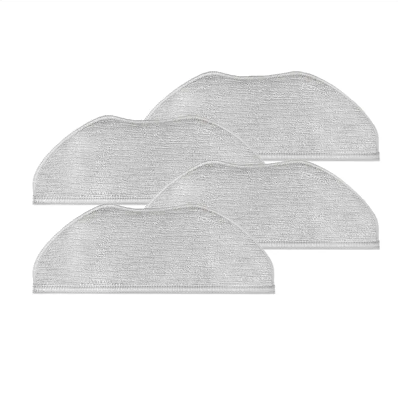 4Pcs Mop Cloth For Tefal Rowenta X-Plorer Serie 95 RG7975WH RG7987WH Robotic Vacuum Cleaner Spare Replacement Parts Accessories-