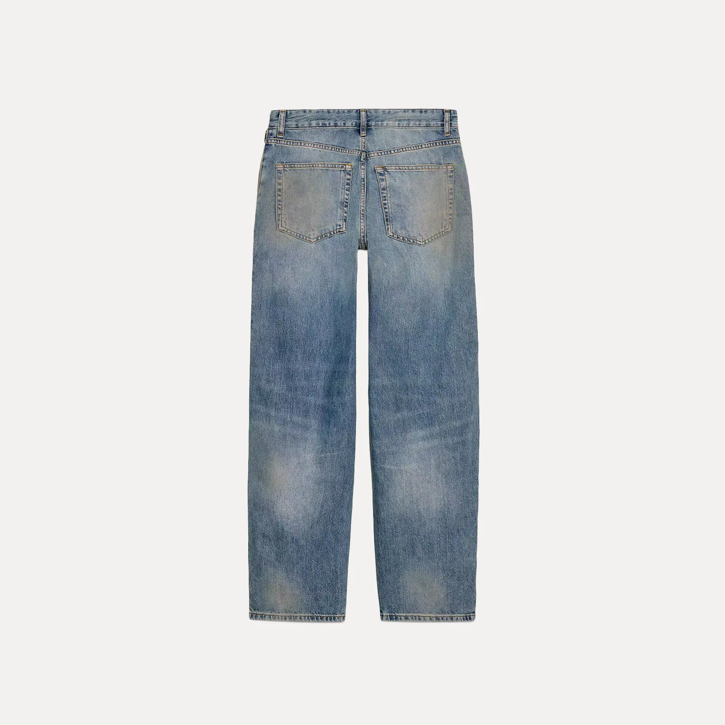 Z بنطال جينز نسائي متعدد الاستخدامات وسحاب متوسط الخصر أنيق وموقت Sle للسيدات من قماش الدنيم الفاخر مناسب