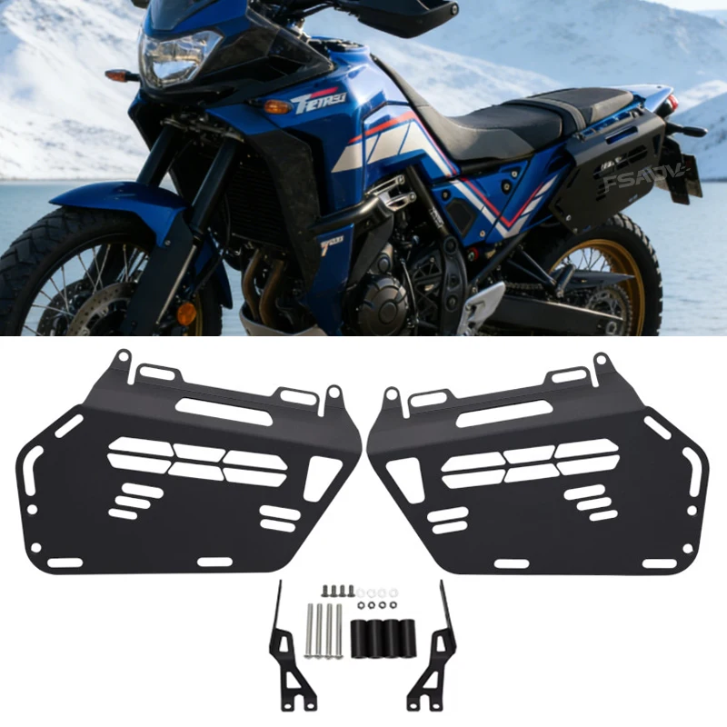 

Luggage Rack Side Bags Fit For YAMAHA Tenere700 TENERE 700 T700 T7 Motorcycle Rear Saddlebag Support Mounting Rack Sidebox Holde