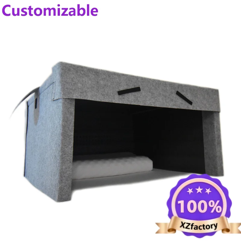 Customizable Soundproof bed, blackout, sleep, sleep, quiet suction, muffler, cotton box, cabin, dormitory, bedroom, windshield,