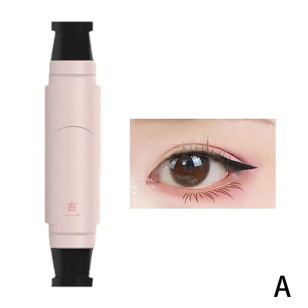 Bâton d'eye-liner liquide rotatif, imperméable, séchage rapide, noir, marron, contour précis, longue durée, queue d'oeil quotidienne