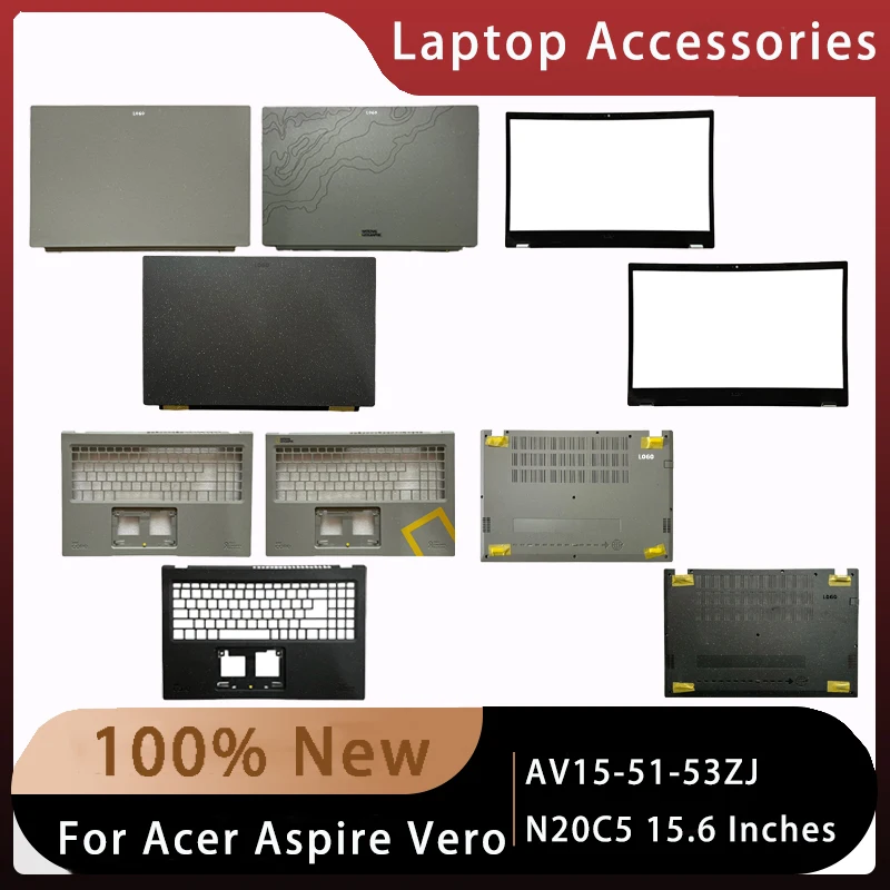 

Новинка для Acer Aspire Vero AV15-51-53ZJ N20C5 15,6 дюймовые Сменные аксессуары для ноутбука задняя крышка ЖК/передняя панель/Упор для рук/нижняя часть