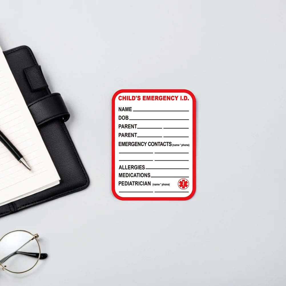 

10 шт., медицинские этикетки безопасности, аварийные детали, автокресло, коляска, рюкзак, сумка для подгузников, школьные поездки, наклейки для лекарств