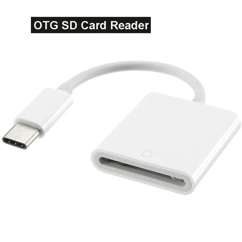USB C Card Reader SD Memory Converter OTG Writer Type-C Adapter for IPad Pro for Macbook for Huawei Samsung Xiaomi Phone Laptop