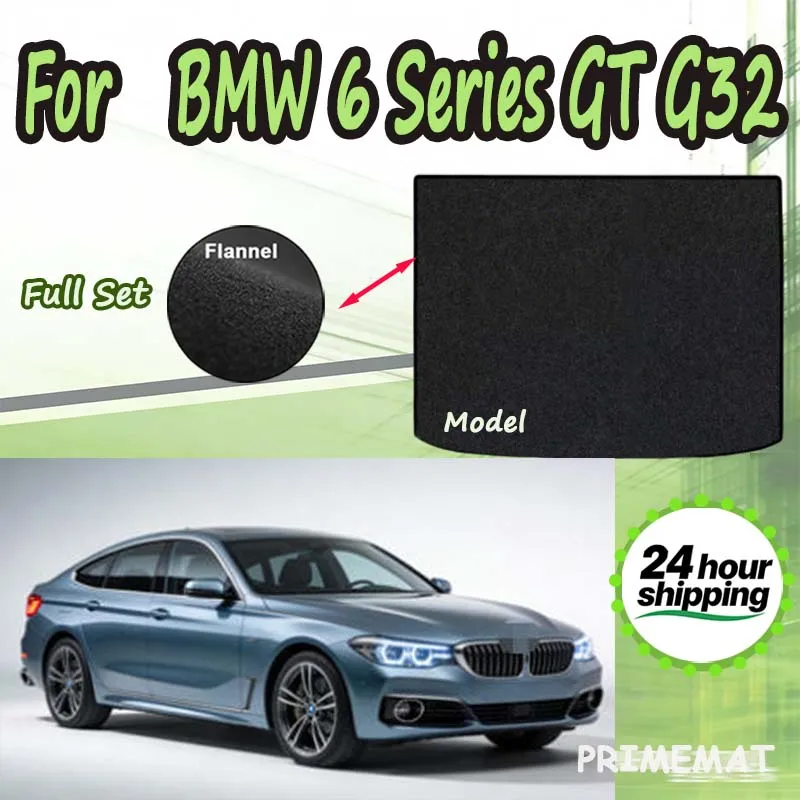 

ECOAUTO Rear Trunk Mat For BMW 6 Series GT G32 2018-2024 Tray Trunk Carpet Pad Accessories