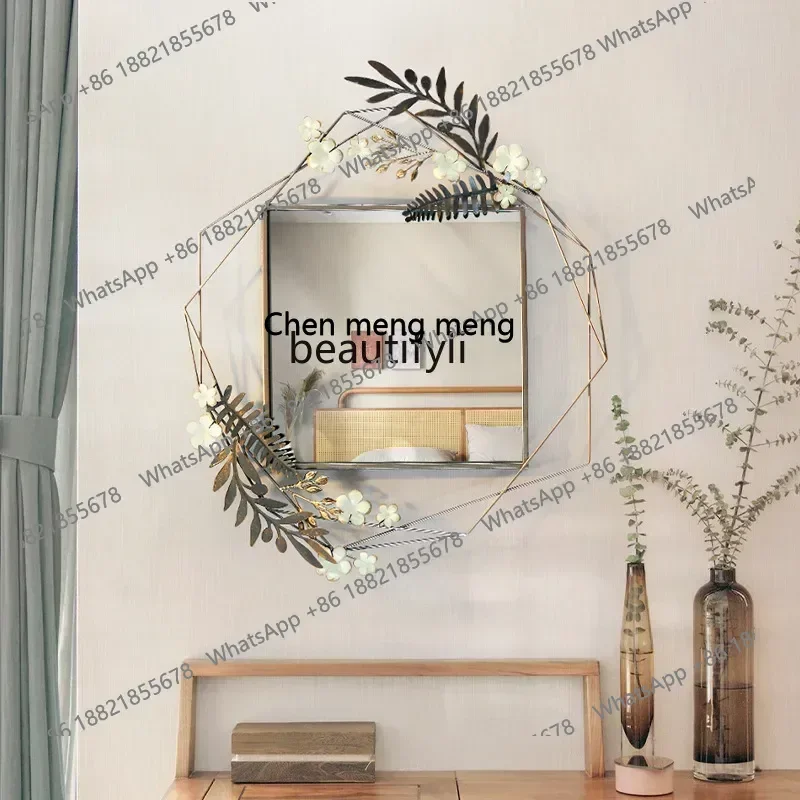 

D178 American creative decorative painting retro niche painting decorative mirror clothing store dining room living room bedro