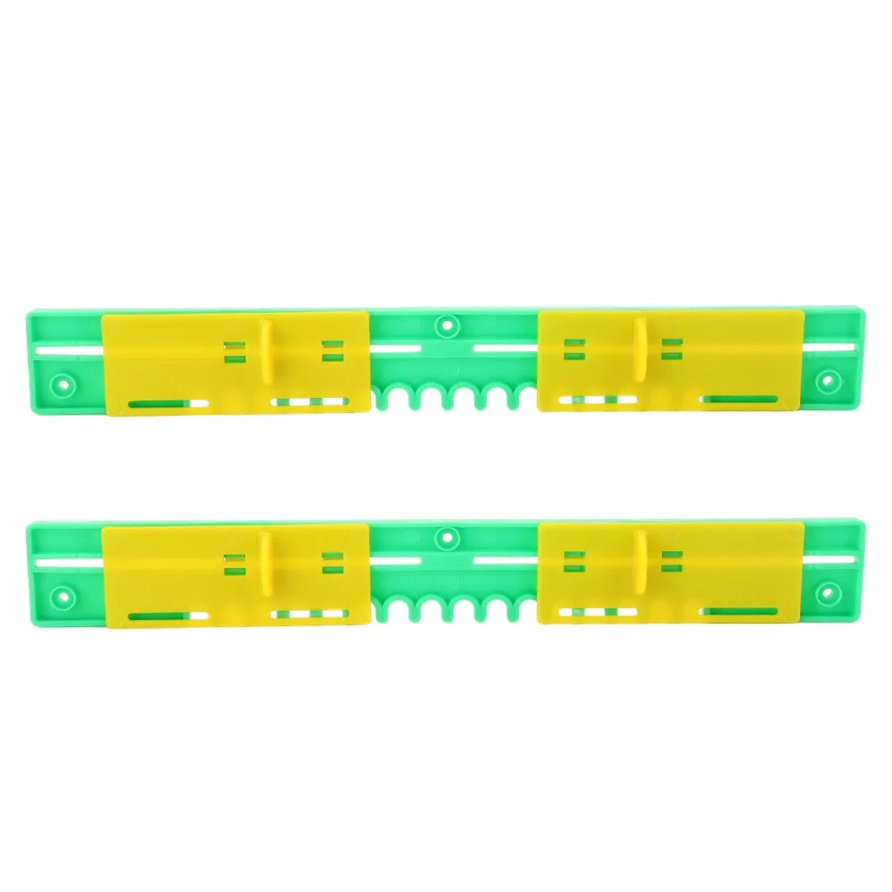 2pcs Dual Sliding Doors Beehive Sliding Guard Plastic 4cm Width Beekeeping Gate Guard Corrosion Resistant Entrance Reducer Guard