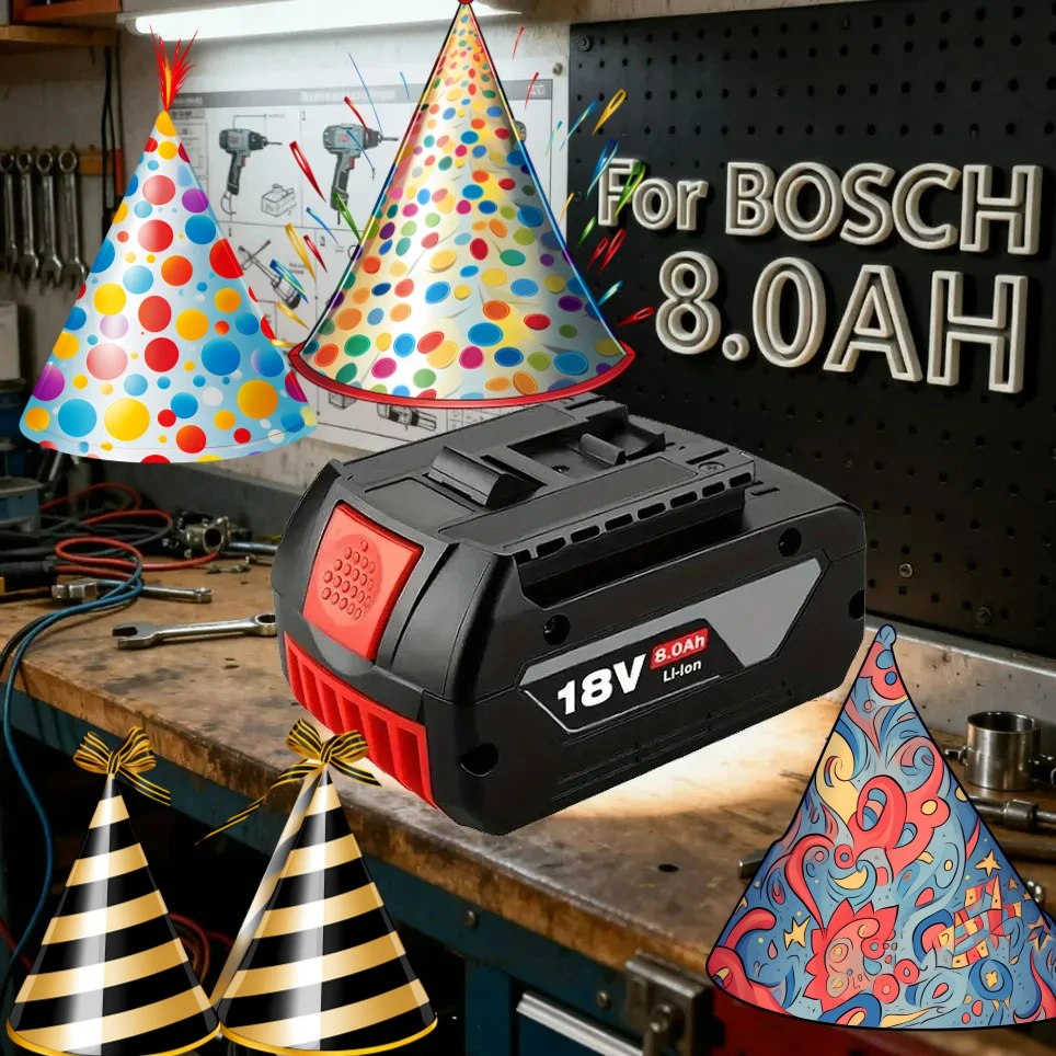 Batería Original NUEVA para BOSCH 18V GBA 18V 8Ah 18V Professional GBA GSR GSB BAT609G BAT622 BAT618G con