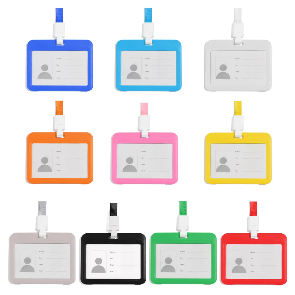 Two sided Transparent Protective Case Waterproof Card Protector Protective Sleeve ID Card Holder Vaccination Record Card