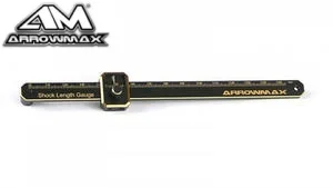 

Original ARROWMAX AM-171092 Shock Length Gauge Black Golden Rc Tool