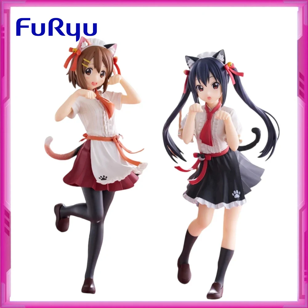 

Оригинальный FuRyu TTI K-ON!Nakano Azusa Hirasawa Yui ПВХ аниме фигурки экшн-фигурки модель игрушки Рождественский подарок