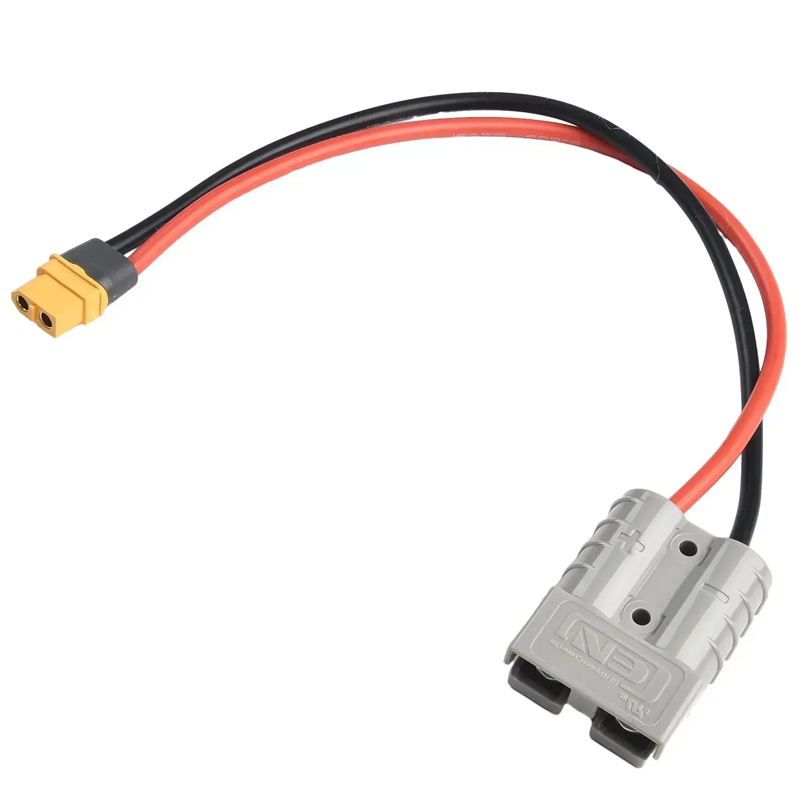 1 STKS 50AMP 600 V Voor ANDERSON Connector Plug Voor MPN 013690   Voor XT60 Connector Adapterkabel 12AWG 30cm Voedingsadapter