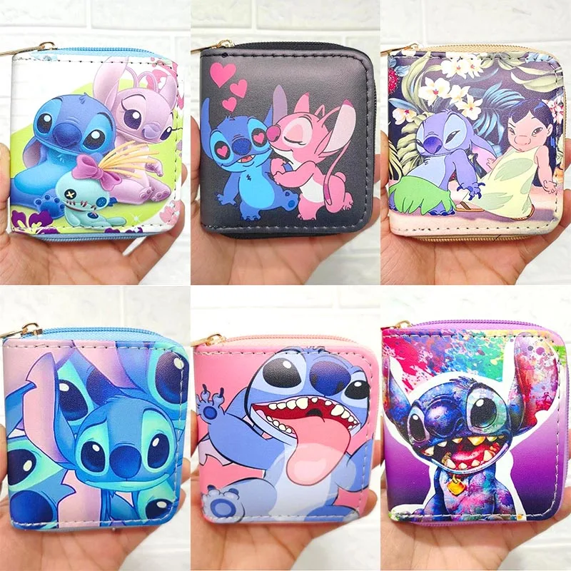 6pcs/lot Creative Disney Stitch Pencil Case Cute Koala Wallet Coin Purse Stationery Pouch Office School Supplies