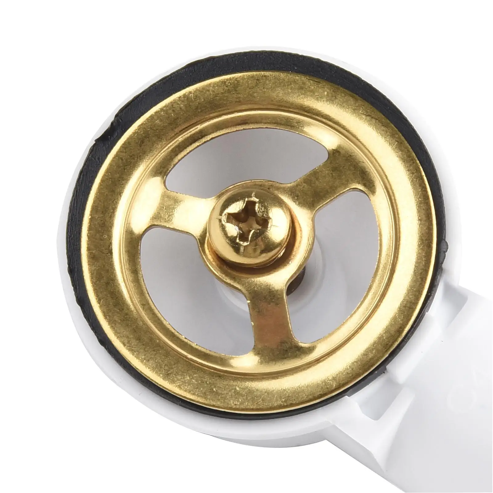 Reliable Drain Sink Downcomer Strainer Durability Functionality Gold-Plated Overflow Prevention Home Improvement