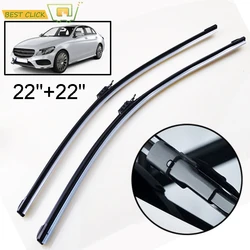 Misima 2Pcs/set Windscreen Wiper Blades For Mercedes-Benz C-Class W205 2015-2019 C180 C200 C250 C300 C350 C400 C450 C43 C63 C220