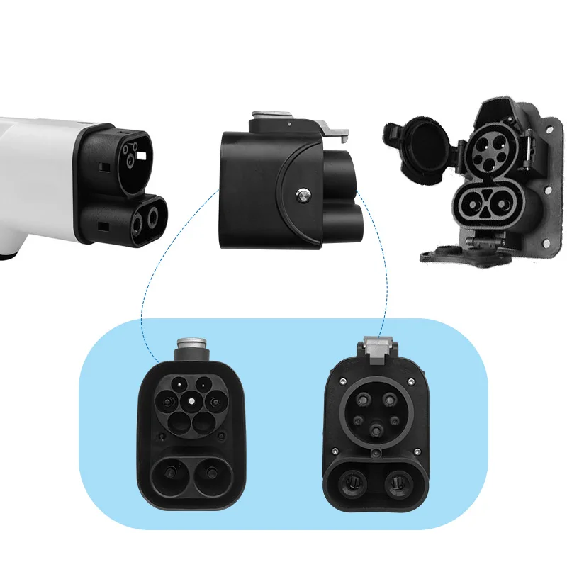 EV Charger Adaptor CCS2 To CCS1 DC Fast Charging 250A For Eletric Vehicle PHEV Hybrid Cars Not applicable to BM i3