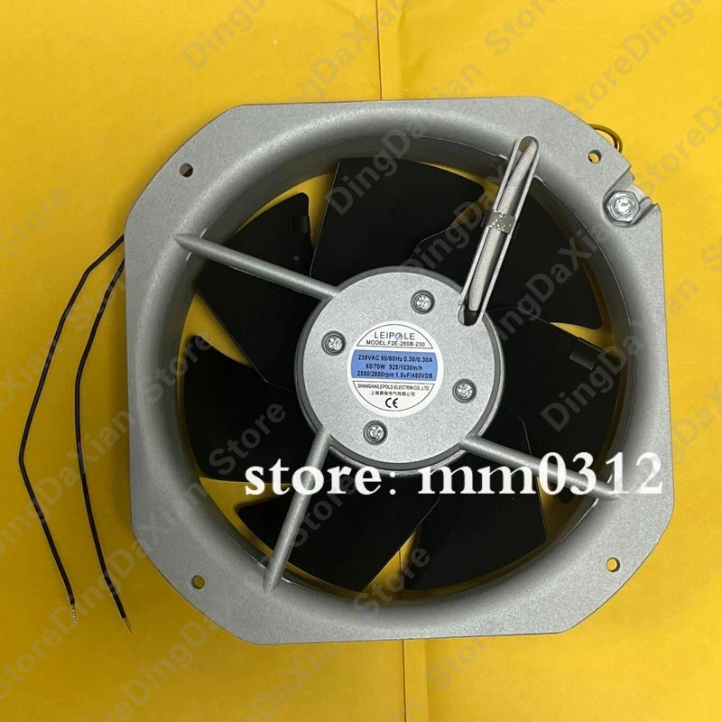

X FOR F2E-260B-230 AC230V 0.3A 60W/70W Axial Cooling Fan 1pcs