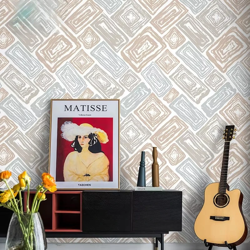 Custom Personal Design Wallpaper Printing Vinyl Pvc Wallpaper Peel and Stick Wallpaper