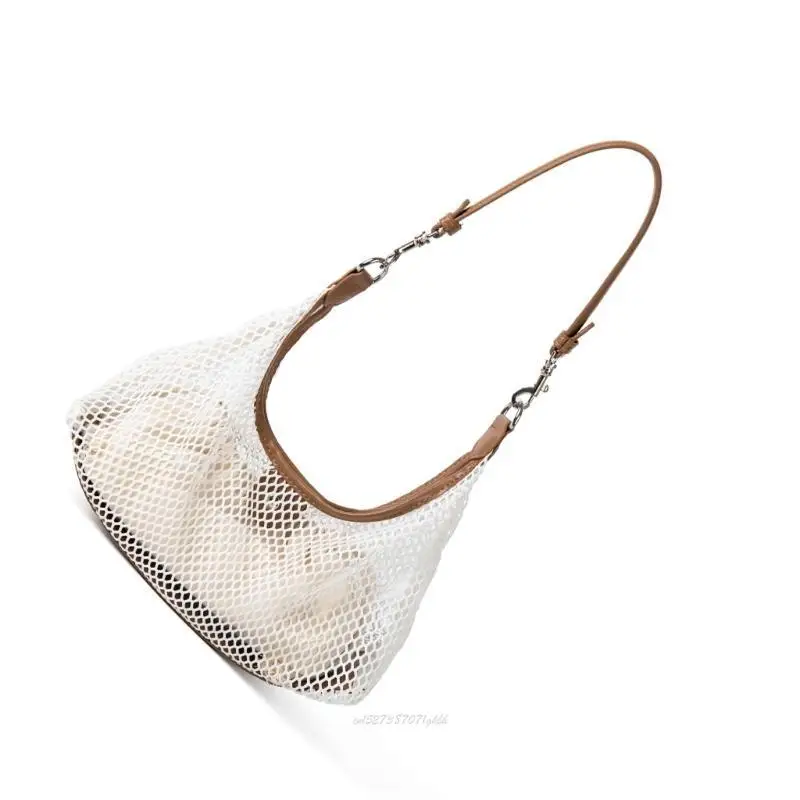 

X5XA Компактная тканая сумка через плечо Эргономичный дизайн со съемным ремешком Повседневные сумки подмышки Модная сумка для