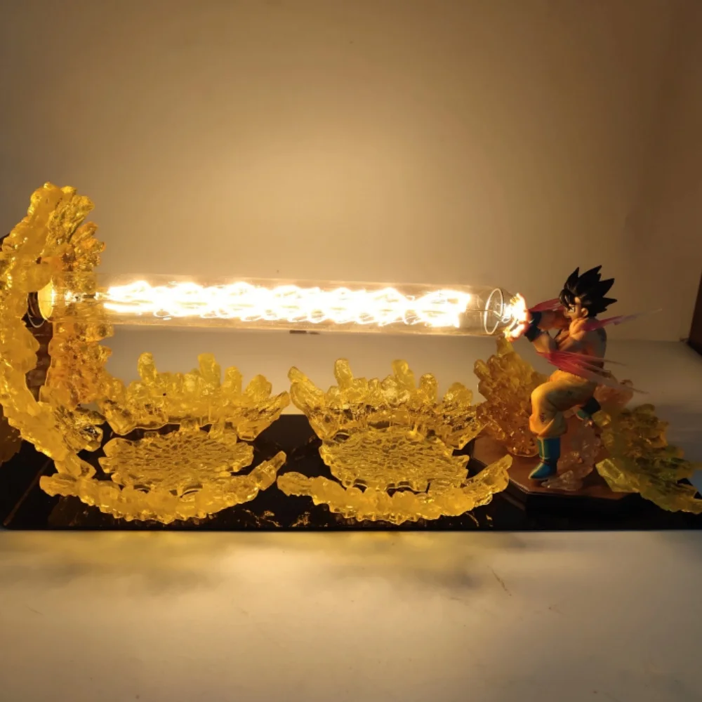 Dragon Ball Anime Son Goku KaMeHaMeHa Lampe Led-lampe Action-figuren Modell Figur Figur & Farbe