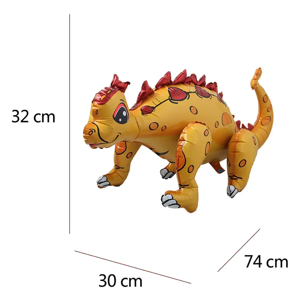 3D Stehender Dinosaurier Ballon Cartoon T Rex Dino Folienballon für Party Dekoration Kindergeburtstag Partyzubehör – Detail 2