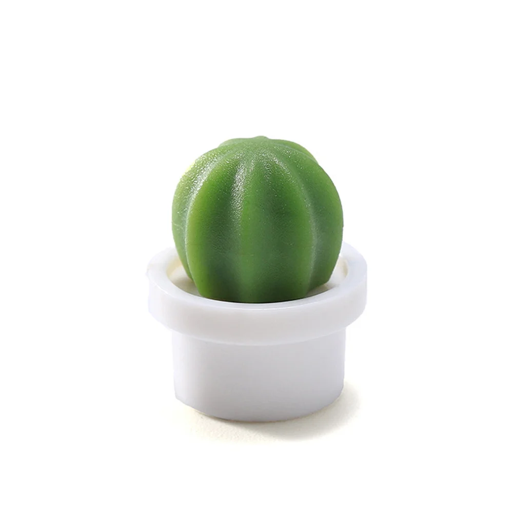 

24Pcs Resin Fridge Stickers 3D Cactus Magnetic Notepad Decorative Stickers for Kitchen Refrigerator