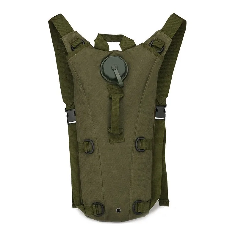 Mochila deportiva de hidratación, bolsa de agua de nailon resistente al agua con vejiga de 3 litros para senderismo, ciclismo y escalada