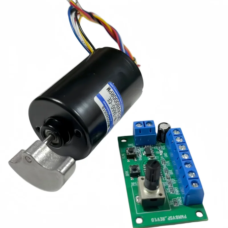 12V/24V brushless DC vibration motor, R-3650 micro motor with controller