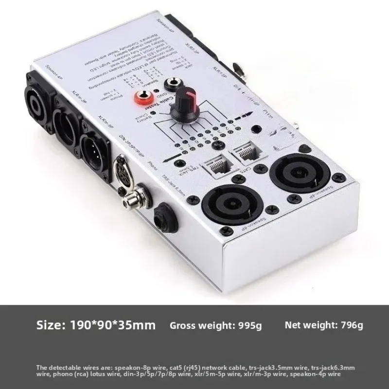 DB-4C Sound System Tester – Audio Signal & Cable Continuity Detector for Wiring