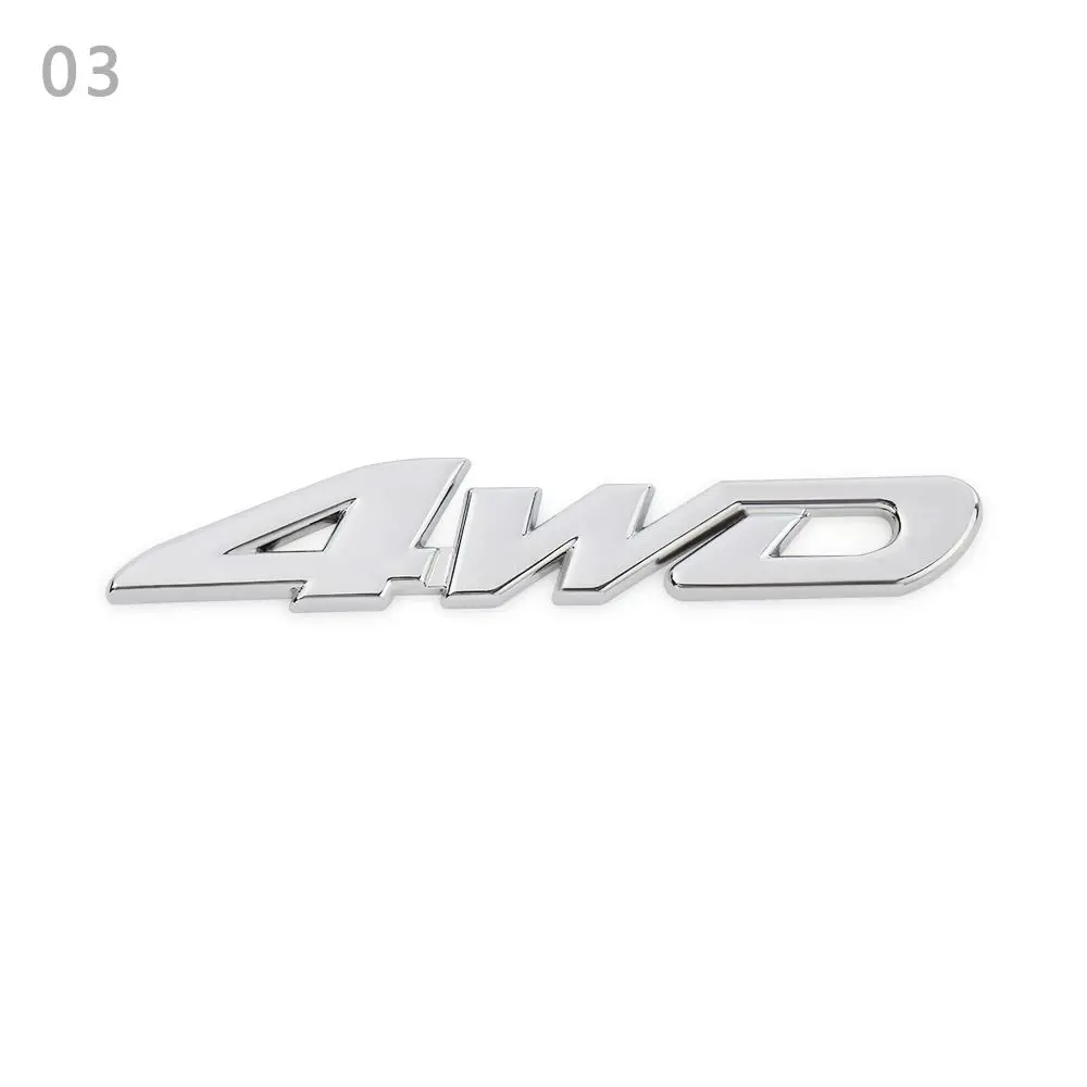 

Car Styling Emblem Badge Chrome Car Sticker Vehicle Tailgate Trunk Lid 3D Auto Decal