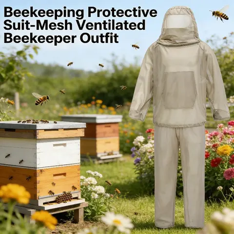 Outdoor Gardening Bee-proof Mosquito Suit Tea-picking Mosquito-proof Clothing Farmland Jungle Fishing Mosquito-proof Suit