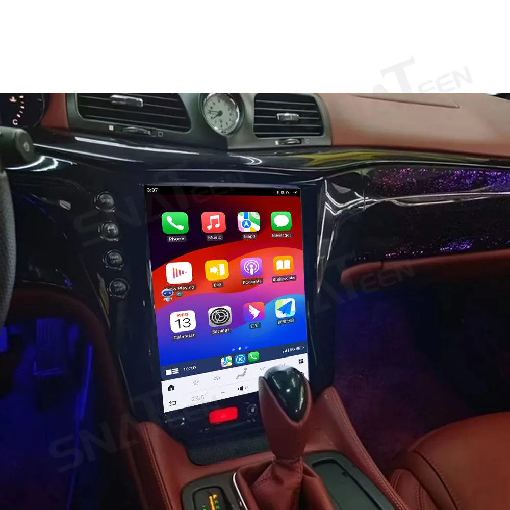 For Maserati GT 2005-2015 Android 13 System Wireless CarPlay Built-in DSP Sound 4G GPS Navigation Car Radio Multimedia Car Media