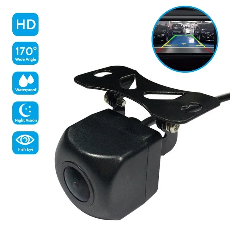 

AHD Fish Eye Lens Car Rear Front View Camera Starlight Night Vision Reverse Camera Set 170 Degree Vehicle Parking Backup Cam