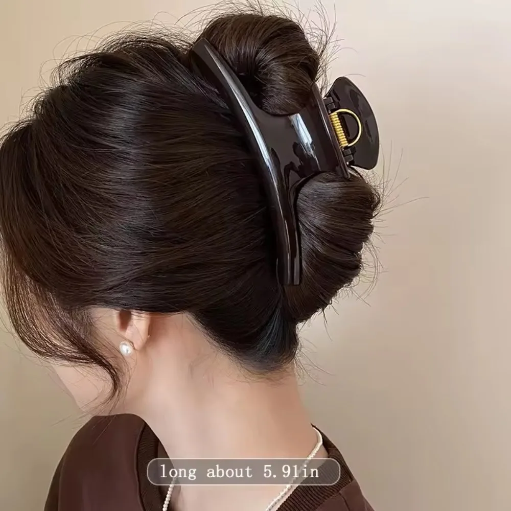 Elegante, solide 5,91 Zoll große Haarklammer für Damen, Haarschmuck für langes, dickes Haar, Haarband, Haarklammer, Haar-Accessoires – Detail 8