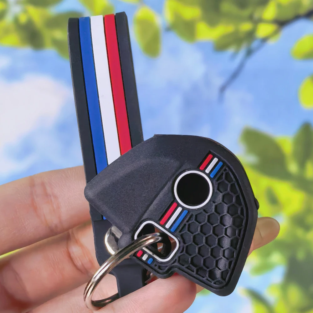 Racing Honeycomb Texture Key Protector with Keychain for BMW S1000RR S1000R HP4 F700GS F800GS R1200 R1150 R ST GS RT, key sleeve