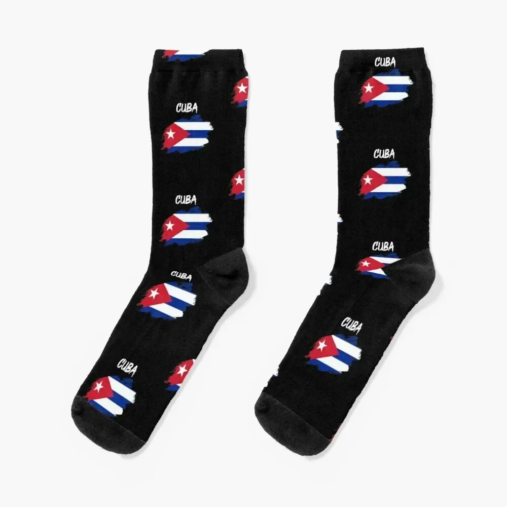 

Cuba Cuban flag flag Socks moving stockings heated hiking Heating sock Socks Female Men's