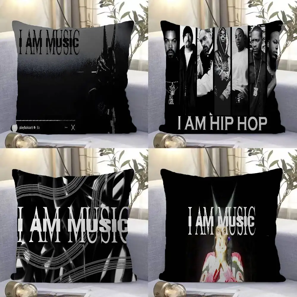 Hip Hop Playboi Carti I Am Music Game Cushion Cover Decorative Pillow Sofa Home Decor case pillow cases