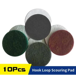 Estropajo de 15 piezas de 5 pulgadas, almohadilla de pulido de grano 240/400/1000, disco autoadhesivo de 125mm, herramientas industriales de limpieza de nailon de alta resistencia