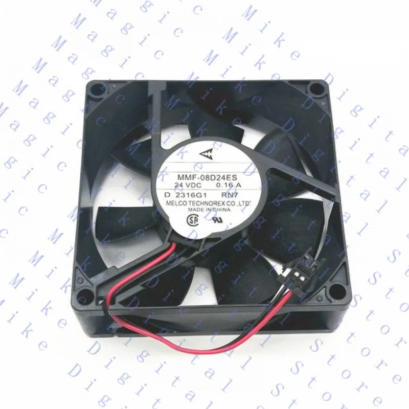 UU  1PC  MMF-08D24ES-RN7 24V DC 0.16A 2-pin 8025 8cm  Inverter Fan