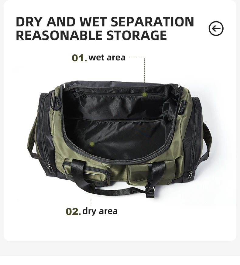 Waterproof Travel Backpack Bags for Men Outdoor Fitness Gym Bags Jiu-Jitsu Gym  Bag