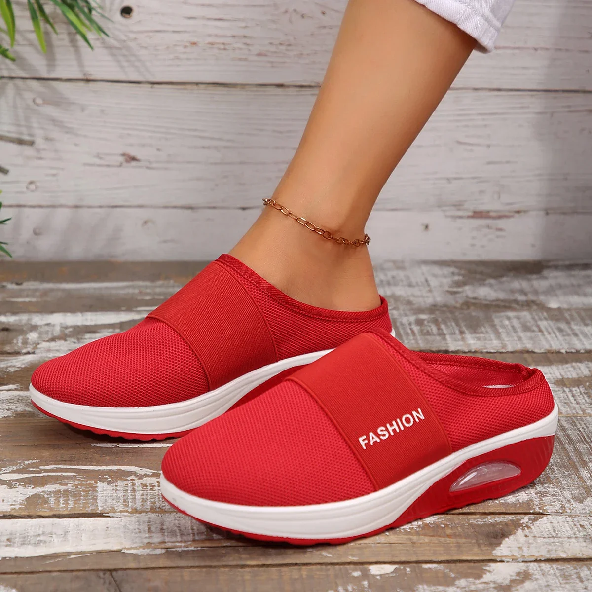 Women Slippers 2024 New Summer Wedges Slippers Vintage Anti-slip Casual Platform Retro Sandals Slides Women Zapatos De Mujer